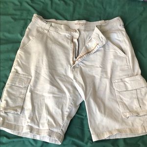 Khaki Cargo Shorts